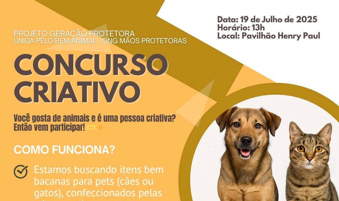 Timbó – ONG Mãos Protetoras realiza Concurso para crianças e jovens
