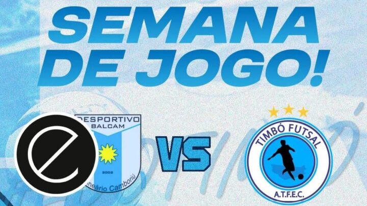 Após voltar a vencer no estadual, Timbó Futsal Sub-18 tem novo desafio fora de casa nesta semana.