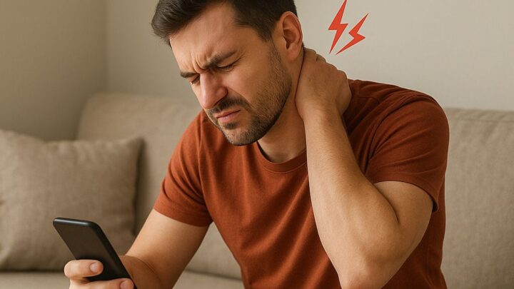 Ortopedista alerta: hábito de usar celular pode gerar uma carga de 27 kg no pescoço