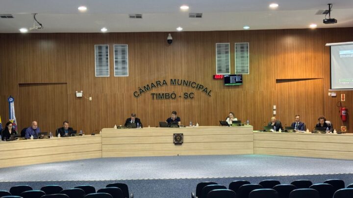 Câmara de Timbó: Destaques da Sessão de 02 de Setembro