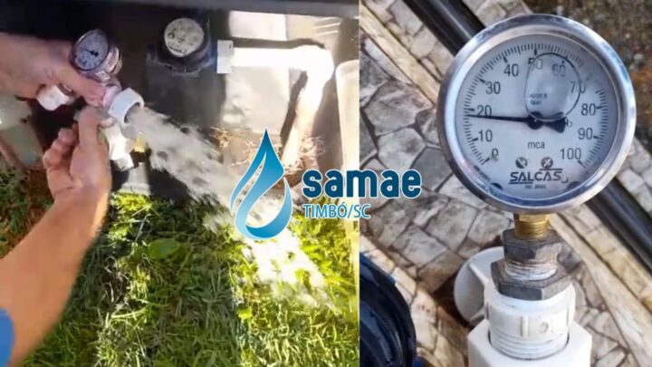 Timbó: Samae foca em vistoria, vazão da água e limpeza de redes na última semana