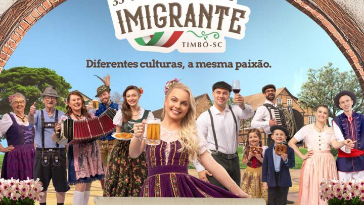 Personagens reais estrelam campanha da Festa do Imigrante 2025 em Timbó