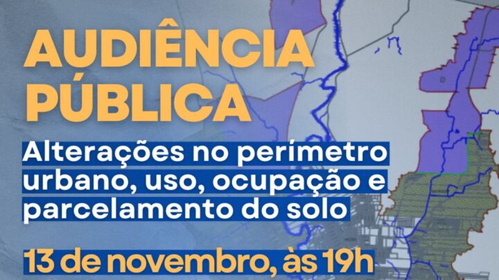 Câmara de Timbó vai discutir alterações no perímetro urbano, uso, ocupação e parcelamento do solo no município
