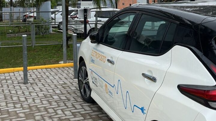 Celesc instala novo eletroposto em Rio do Sul e amplia rede de mobilidade elétrica no Alto Vale