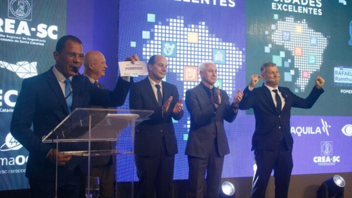 Pomerode conquista Prêmio de Destaque em Gestão Pública no Band Cidades Excelentes