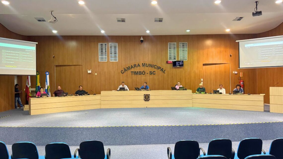 Timbó: Câmara aprova suplementação orçamentária para Saúde e Educação