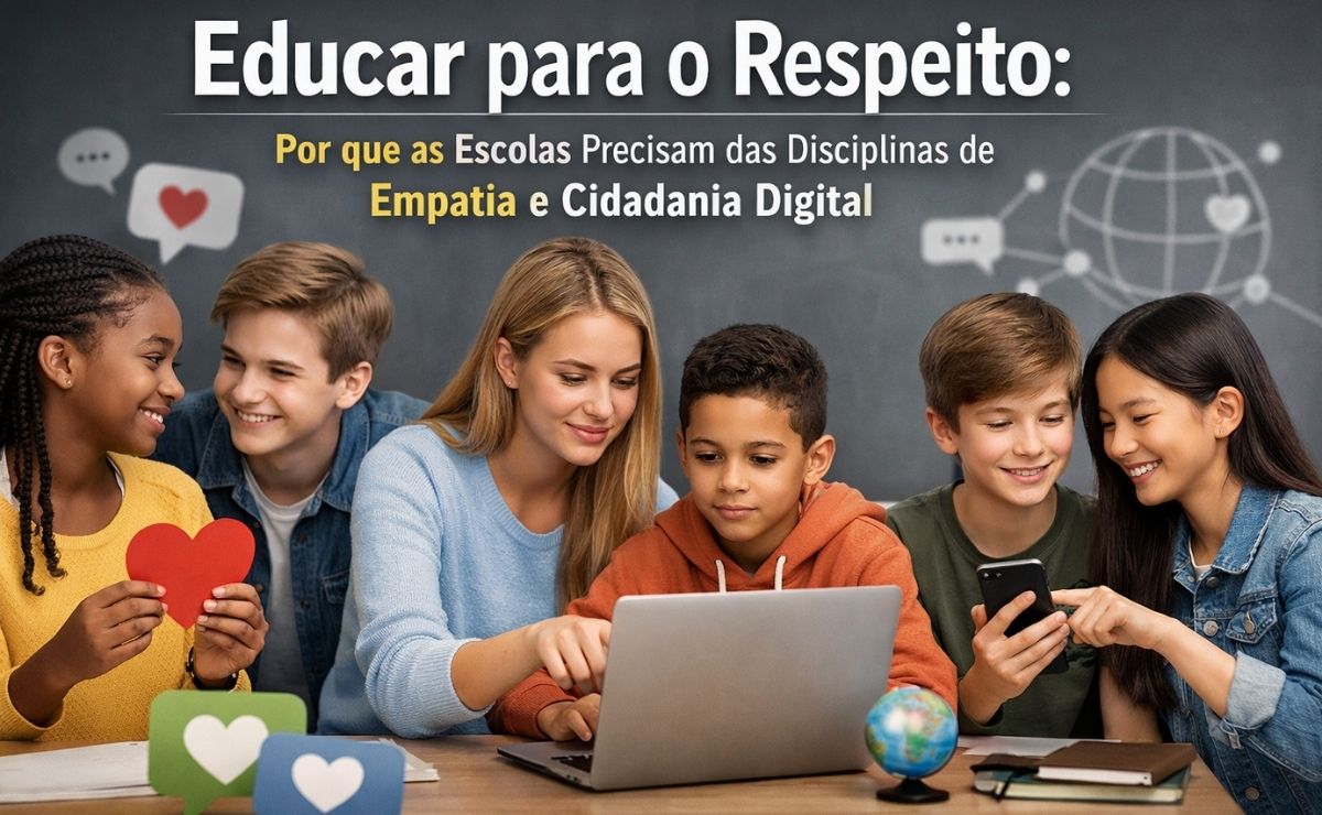 Educar para o Respeito: Por que as Escolas Precisam das Disciplinas de Empatia e Cidadania Digital