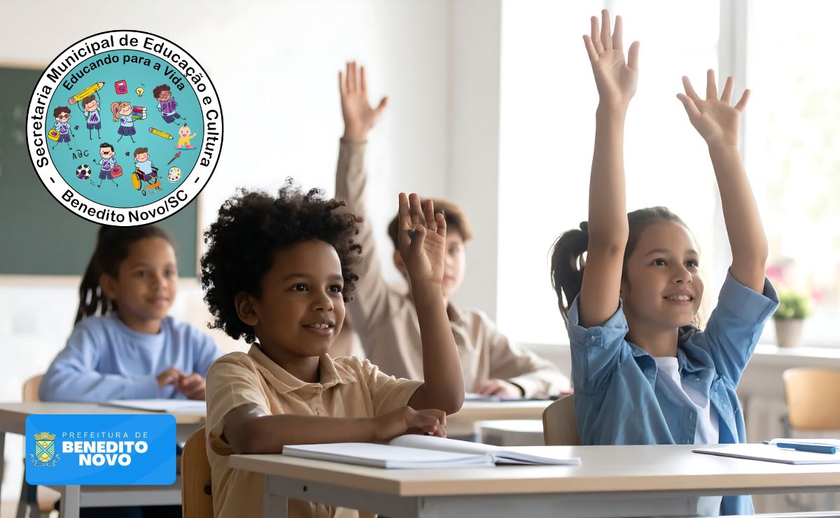 Secretaria de Educação amplia oferta de vagas na rede municipal de ensino em Benedito Novo Secretaria de Educação amplia oferta de vagas na rede municipal de ensino em Benedito Novo