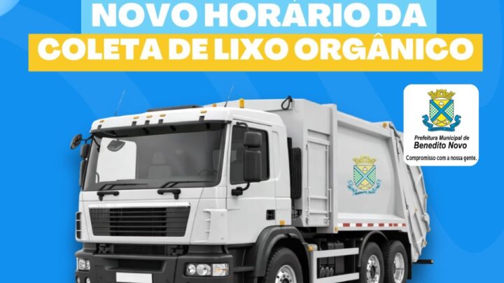 Benedito Novo: Coleta de resíduos inicia às 5h a partir de 16/02