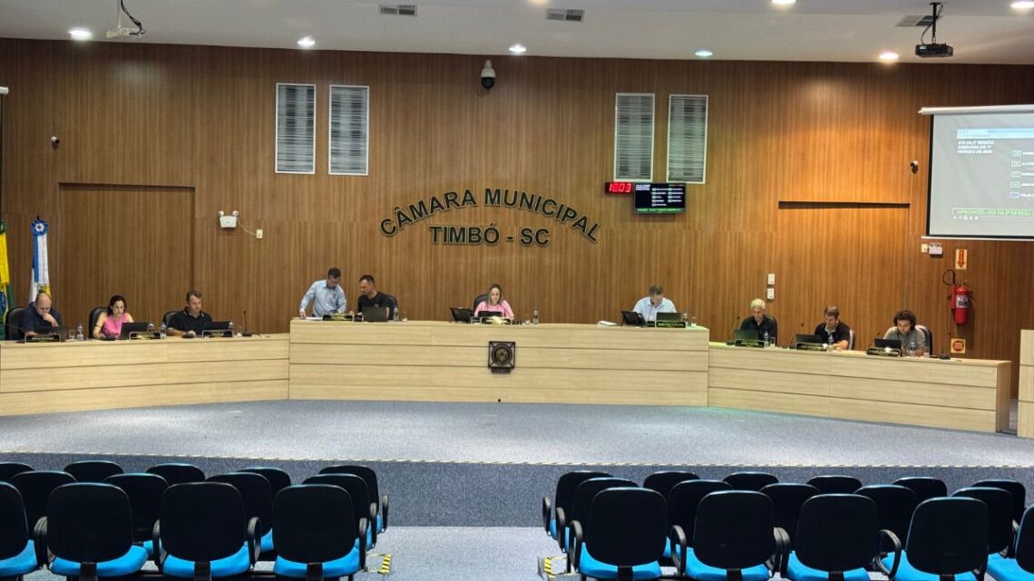 Câmara de Timbó: Destaques da Sessão de 17 de fevereiro Câmara de Timbó: Destaques da Sessão de 17 de fevereiro