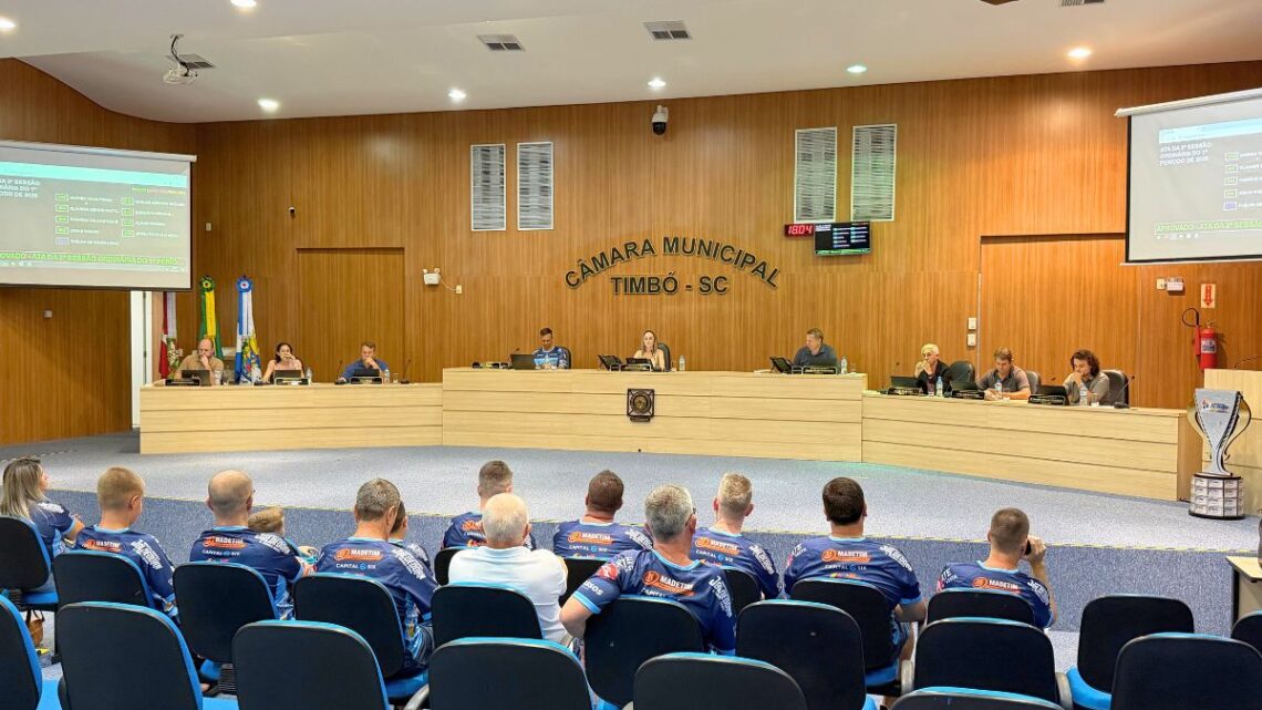 Câmara de Timbó: Destaques da Sessão de 24 de fevereiro Câmara de Timbó: Destaques da Sessão de 24 de fevereiro