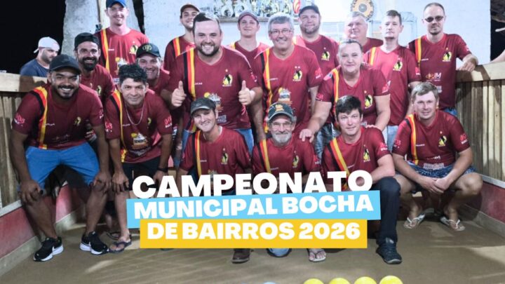 Bocha Entre Bairros movimenta comunidades em Benedito Novo