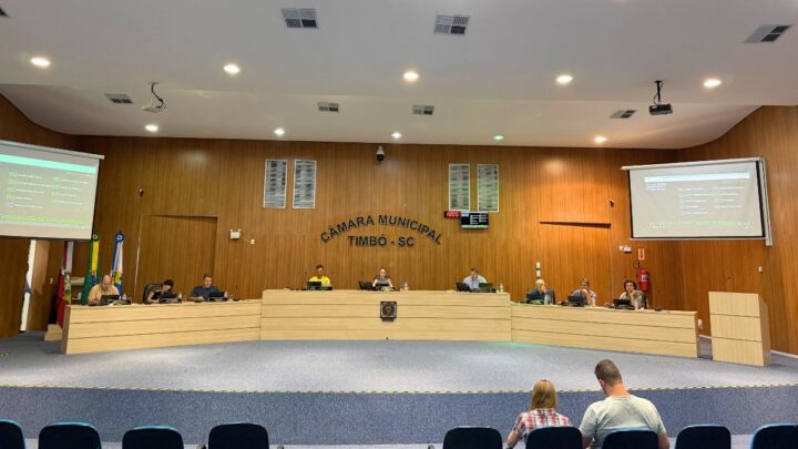 Câmara de Timbó: Destaques da Sessão de 03 de fevereiro
