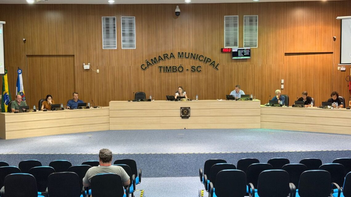 Câmara de Timbó: Destaques da Sessão de 17 de Março de 2026