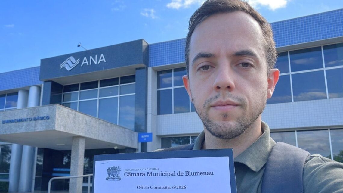 Frente Parlamentar do Saneamento avança nas articulações e leva demandas de Blumenau à Agência Nacional de Águas