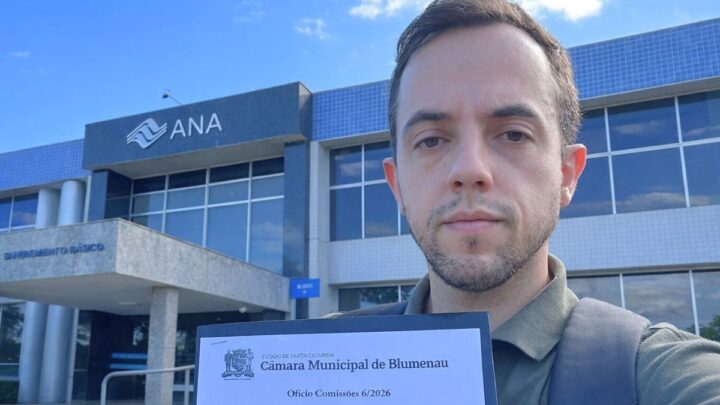 Frente Parlamentar do Saneamento avança nas articulações e leva demandas de Blumenau à Agência Nacional de Águas