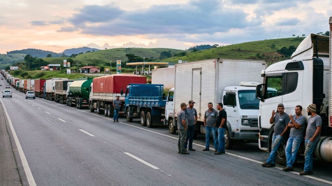 Mobilização nacional de caminhoneiros começa nesta quinta