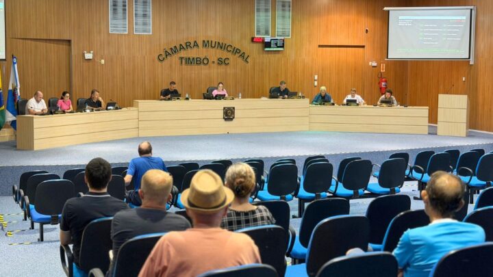 Câmara de Timbó: Destaques da Sessão de 31 de Março de 2026