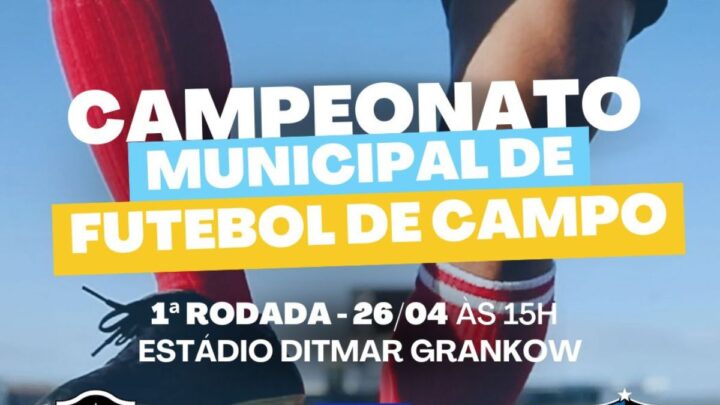 Domingo tem abertura do 35º Campeonato Municipal de Futebol de Campo de Benedito Novo