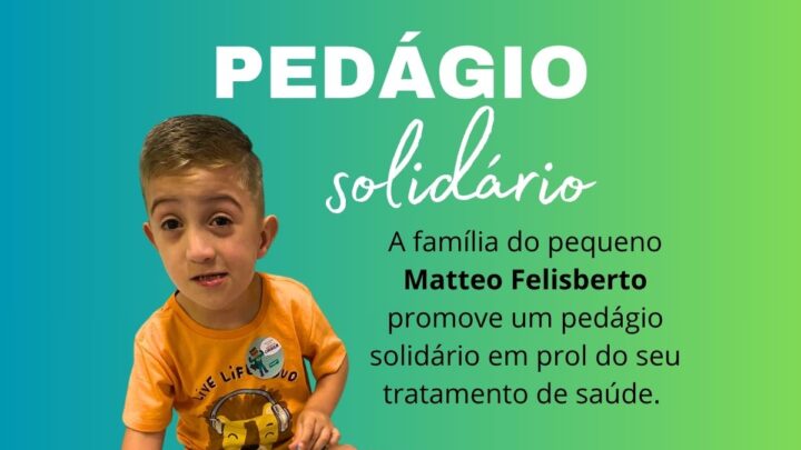 Indaial – Família do menino Matteo, com síndrome de Pierre Robin, irá realizar pedágio em prol da doença