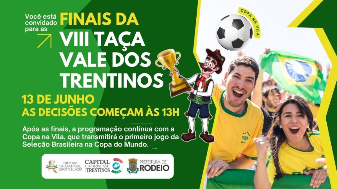 Copa na Vila marca final da VIII Taça Vale dos Trentinos em Rodeio Copa na Vila marca final da VIII Taça Vale dos Trentinos em Rodeio