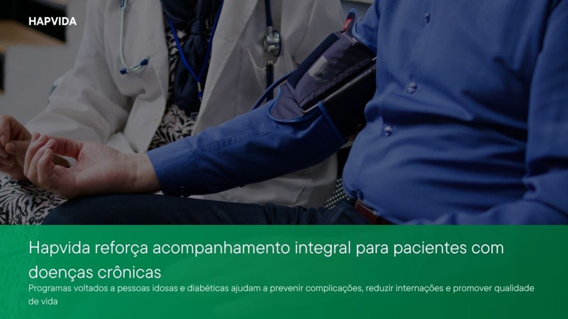 Hapvida reforça acompanhamento integral para pacientes com doenças crônicas Hapvida reforça acompanhamento integral para pacientes com doenças crônicas