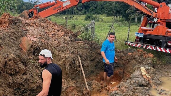 Muito trabalho foi realizado ao longo da semana pelos profissionais do SAMAE de Timbó