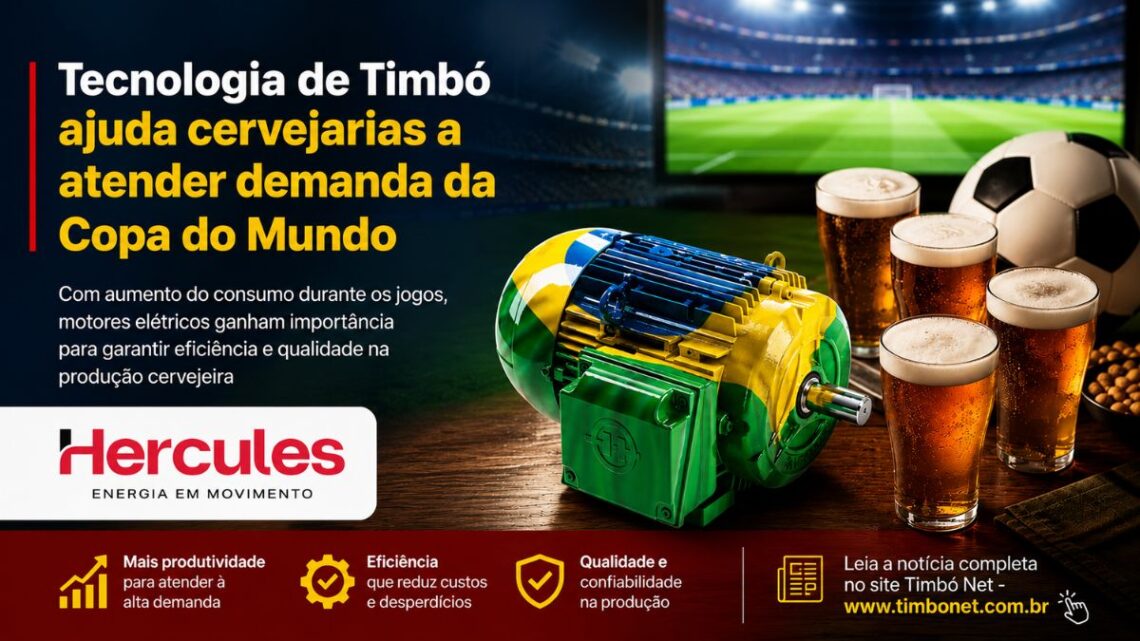 Tecnologia de Timbó ajuda cervejarias a atender demanda da Copa do Mundo Tecnologia de Timbó ajuda cervejarias a atender demanda da Copa do Mundo